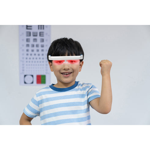 Light Therapy Glasses 670nm Red Light for Eye Health, Blue Light for Sleep, Winter Blues & Jet Lag Relief