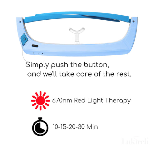 red light therapy glasses eye protection 670nm