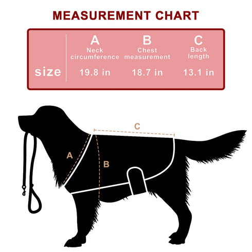 Red Infrared Light Therapy Coat for Pets Dog & Cat