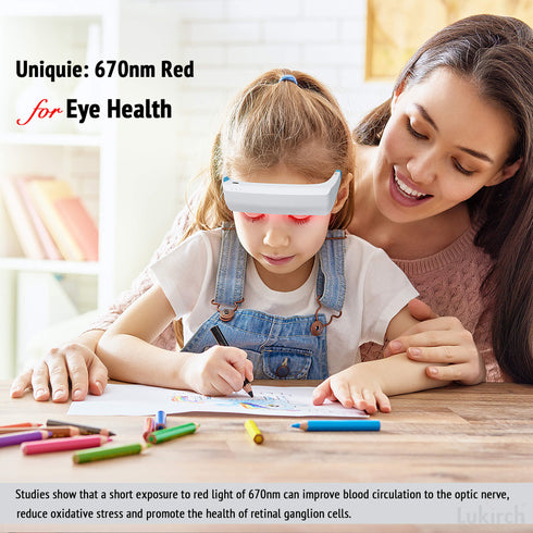 red light therapy glasse for eye health