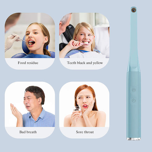 1080P HD Intraoral Camera Dental Camera, 6 LED Light WiFi Oral Camera Endoscope, Photo Snap and Video Recording, Compatible with Android and IOS, for Adults Kids Pets FHD