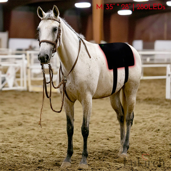 red light therapy for horse back pain
