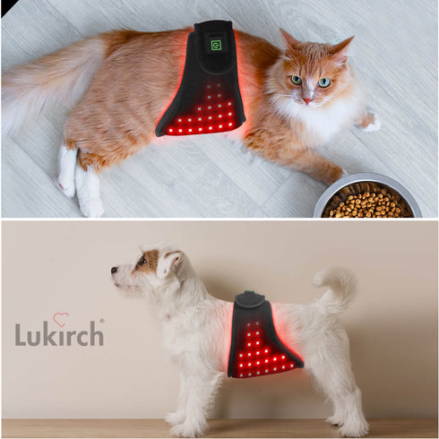 Red Light Therapy Belt Near-Infrared-Light Therapy Wrap for dog cat pet