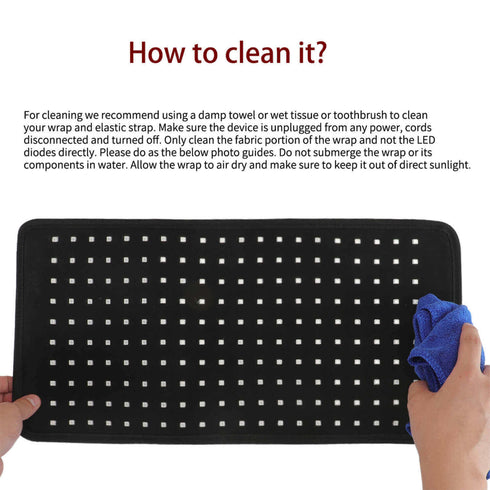 Lukirch® Blue + Red + Infrared Light Therapy Device 470nm 660nm 850nm (3 in 1) for Face Beauty and Body Pain Relief