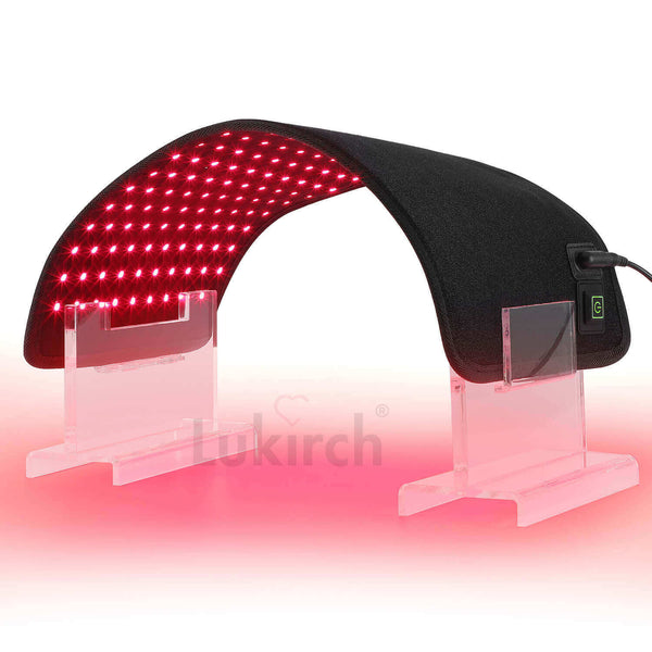 Lukirch® Blue + Red + Infrared Light Therapy Device 470nm 660nm 850nm (3 in 1) for Face Beauty and Body Pain Relief