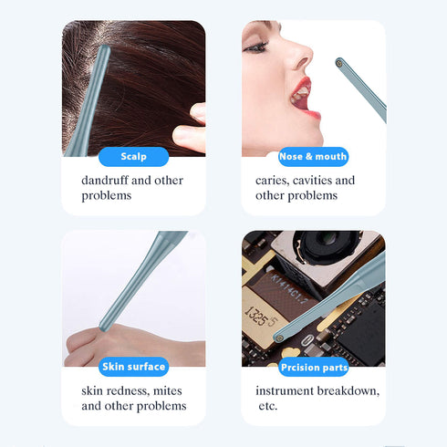 1080P HD Intraoral Camera Dental Camera, 6 LED Light WiFi Oral Camera Endoscope, Photo Snap and Video Recording, Compatible with Android and IOS, for Adults Kids Pets FHD