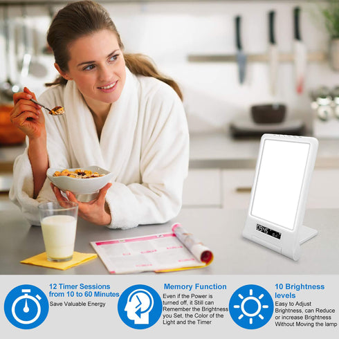 2023 Discover the Power of Light Therapy: Experience Our Premium Lamps (Blue + White)