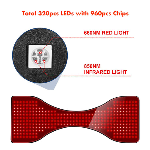 red led light therapy wraps pain relief for horse