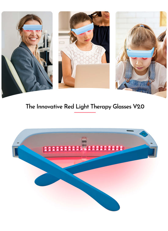 red light therapy glasses for eye health
