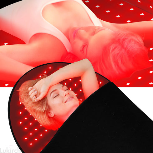 2024 Lukirch® Medical Grade Full Body Red Light Therapy Blanket with Romote, Red Light Therapy Pad at Home, Infrared Light Therapy