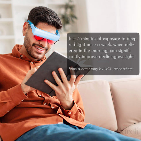 red light therapy glasses for eye health