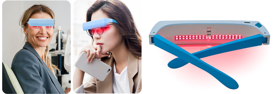 red light therapy glasses for eyesight improvement and health