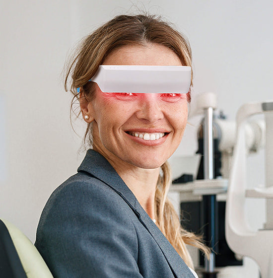 red light therapy glasses for eyes vision improvement