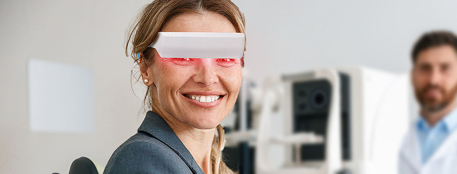 red light therapy glasses for eyes health
