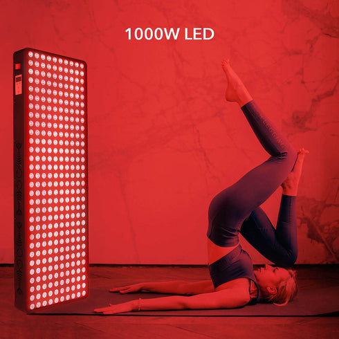 lukirch 1000w red infrared light therapy devices used for full body at home or gym