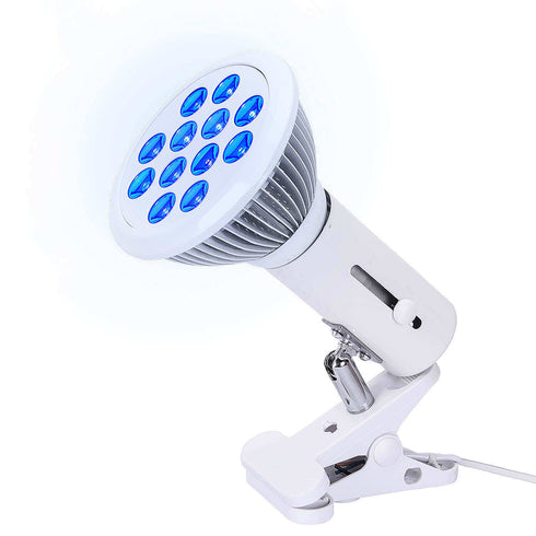 lukirch 24w blue led light therapy lamp 450nm includes the bracket
