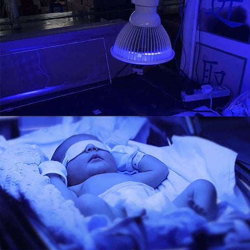 lukirch 24w blue led light therapy lamp 450nm wavelength can be used for jaundice of babies