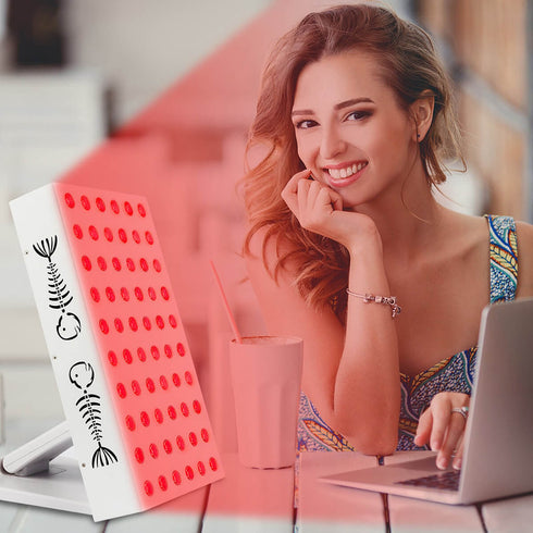 lukirch new 300w red infrared light therapy device 660nm 850nm for anti-aging, energy, performance, beauty and recovery at home or office