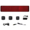 lukirch red infrared led light therapy belts with 180 leds, 660nm & 850nm includes 3pcs stretchy bands, adapter, USB cable