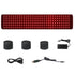 lukirch red infrared led light therapy belts with 180 leds, 660nm & 850nm includes 3pcs stretchy bands, adapter, USB cable