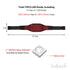 lukirch red infrared led light therapy belt with 75 leds and 660nm 850nm, 3 chips in 1 led, high power output