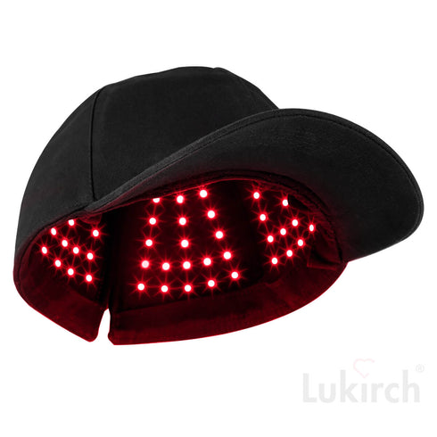 lukirch red infrared led light therapy hat with 660nm 850nm 940nm for hair loss and growth