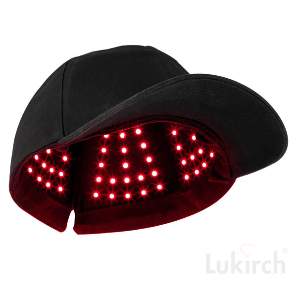 lukirch red infrared led light therapy hat with 660nm 850nm 940nm for hair loss and growth