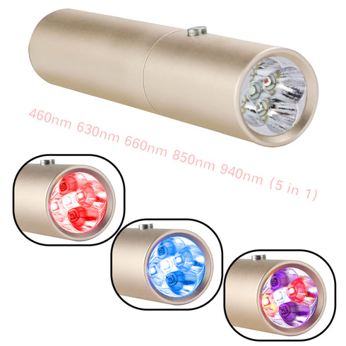 lukirch red infrared light therapy torch device 630nm 660nm 850nm 940nm 470nm is powerful and safe