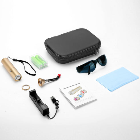 lukirch red infrared light therapy torch device handheld portable rechargeable, What's Included?