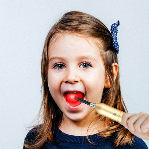 lukirch red infrared light therapy torch device 470nm 630nm 660nm 850nm for mouth sore and pain relief is a cheap natural pain relief quickly and safely