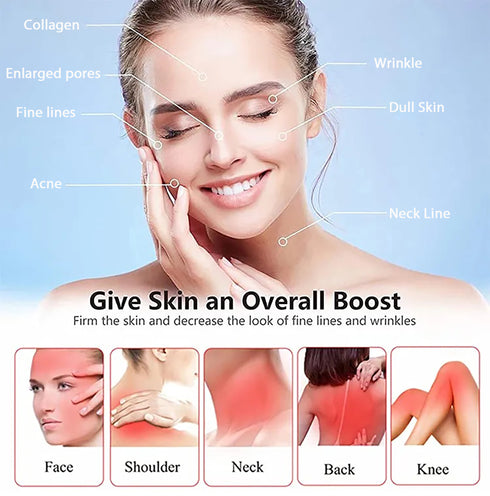 lukirch red infrared led light therapy device cob led full body therapy light 630nm 660nm 850nm for pain relief, beauty, recovery, skin care