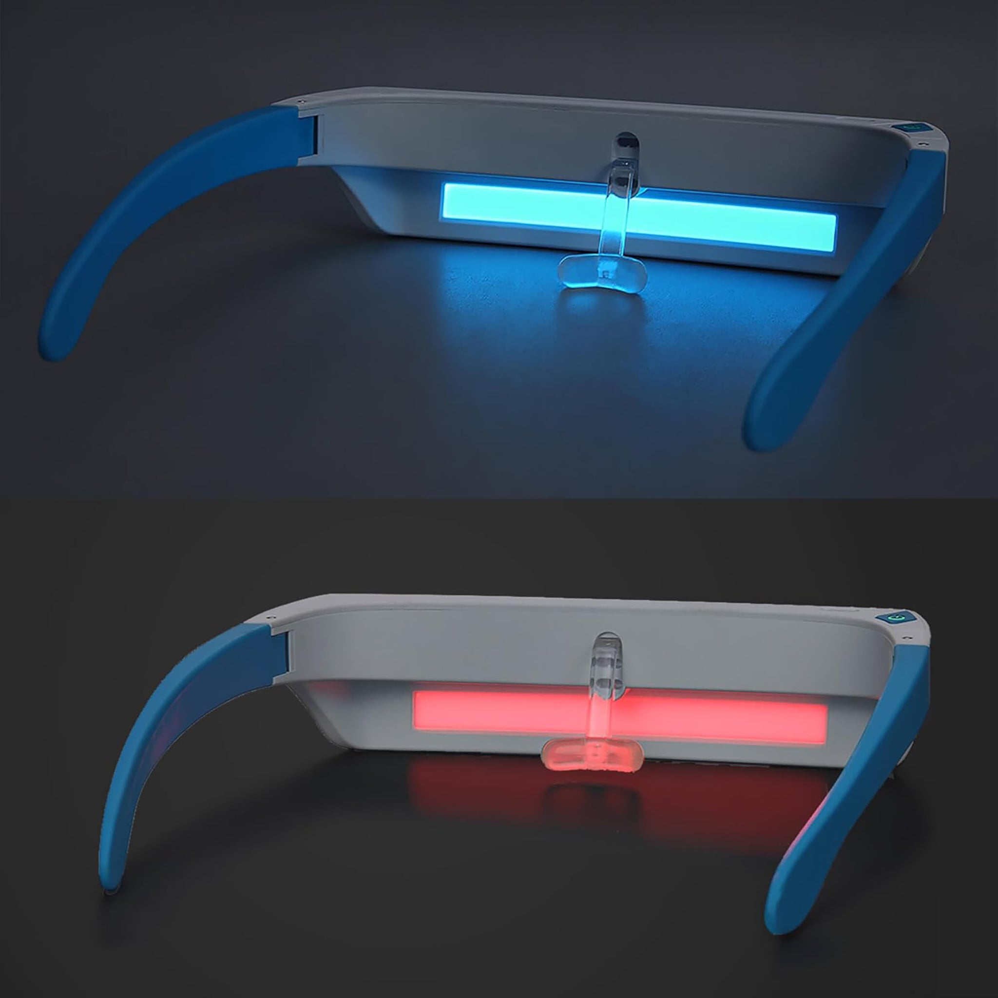 2-in-1) Red + Blue Light Wellness Glasses V1.0 – Wearable Light
